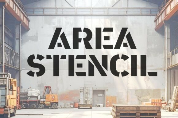 Area Stencil: A Font for Bold and Impactful Design