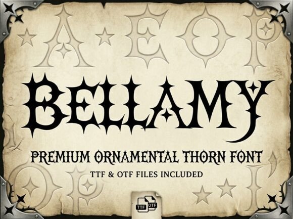 Bellamy: A Bold and Artistic Display Font