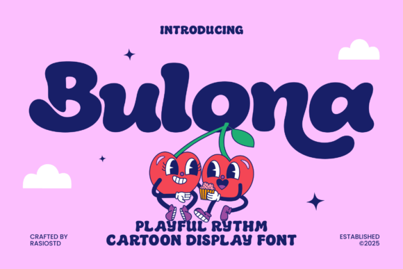 Bulona: A Font Bursting with Cheerful Energy