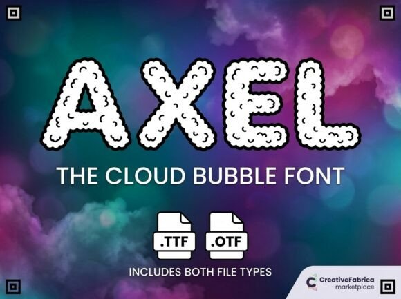 Captivate Your Audience with Axel: A Whimsical Display Typeface for Creative Projects