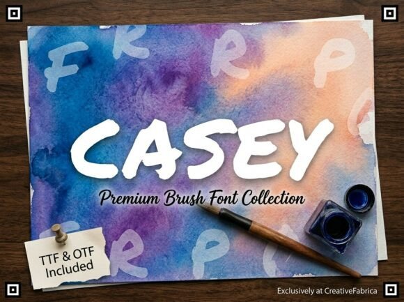 Casey: The Bold and Artistic Font for Creative Professionals