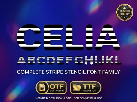 Celia: The Avant-Garde Font for Bold Creations