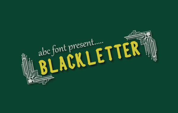 Chisel Out a Beautifully Classic Heritage Look with Blackletter