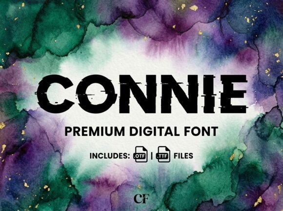 Connie: A Bold and Artistic Font for High-Impact Design