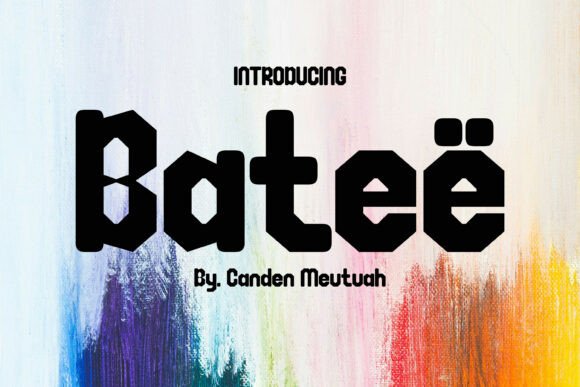 Discover Bateë: The Perfect Font for High-Speed and Dynamic Designs