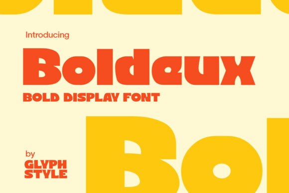 Discover Boldeux: The Bold and Playful Retro Font for Your Creative Projects