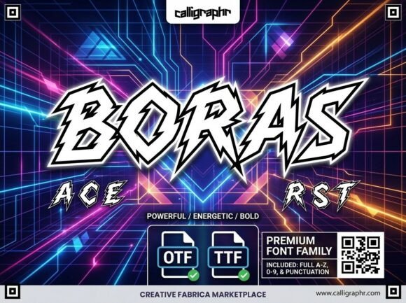 Discover Boras: A Bold and Artistic Display Font