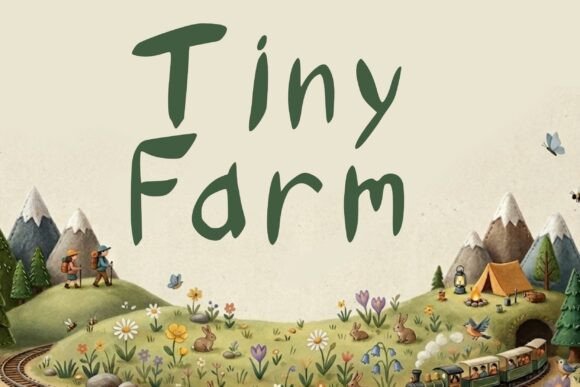 Discover the Charm of Tiny Farm Font