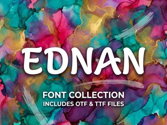 Ednan: A Striking Decorative Font for Creative Minds