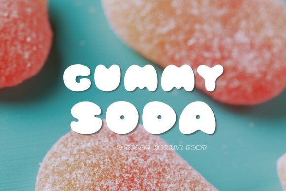 Embrace the Sweetness: Gummy Soda Font for Playful and Engaging Designs
