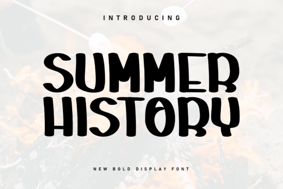 Embracing the Charm of Summer History: A Handwritten Font with Versatile Elegance