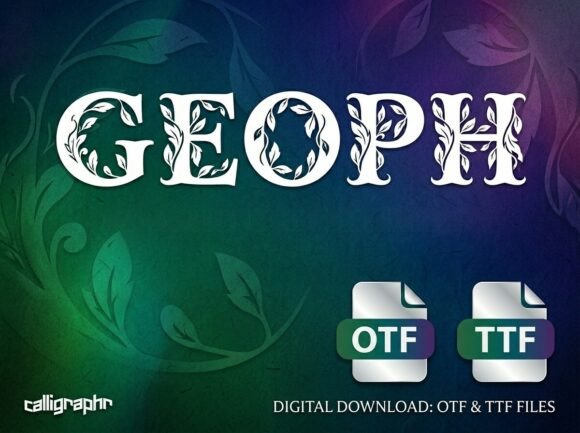 Geoph: A Bold and Versatile Decorative Display Font for Creative Projects