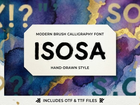 Make Your Mark with Isosa: A Bold, Artisanal Font