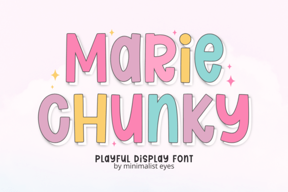 Marie Chunky Font: A Bold and Playful Typeface for Vibrant Designs