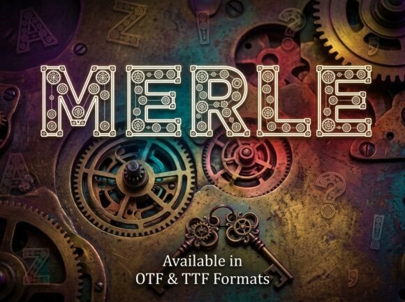 Merle: A Bold and Artistic Display Font