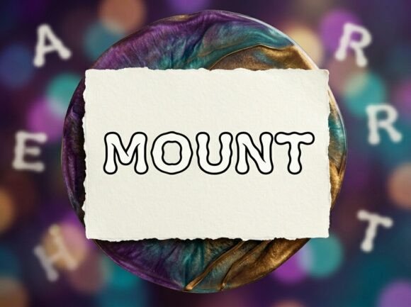 Mount: A Unique and Bold Decorative Display Font