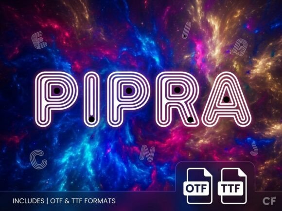 Pipra: A Bold and Artistic Font for High-Impact Design