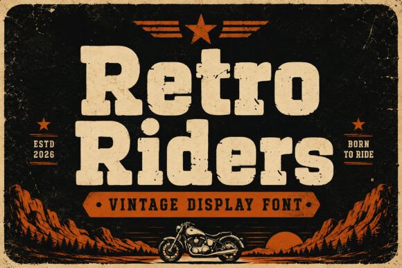 Retro Riders: A Font for Timeless Biker Style
