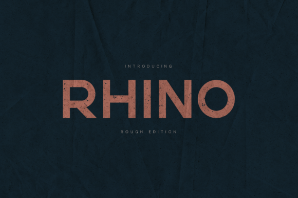 Rhino Rough: A Bold and Impactful Font for Strategic Branding and Creative Projects