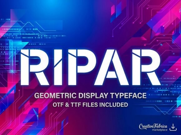 Ripar: A Strategic Font for High-Impact Design and Branding