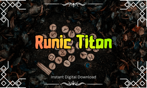 Runic Titan: A Bold and Mystical Font for Fantasy and Mythology Projects