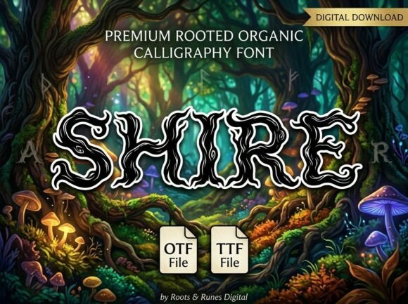 Shire: A Bold and Artistic Font for Creative Impact