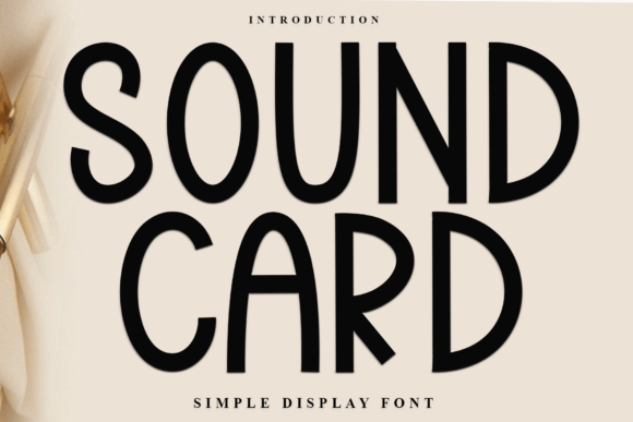 Sound Card: A Versatile Font for Creative Projects