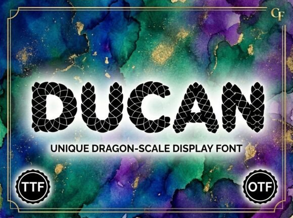 Unleash Legendary Power with Ducan: A Strategic Font for Epic Branding