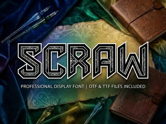 Unlock Arcane Mystery with Scraw Font